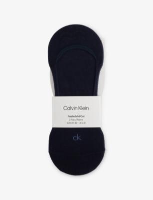 Branded Set of Three Cotton-Blend Socks by CALVIN KLEIN