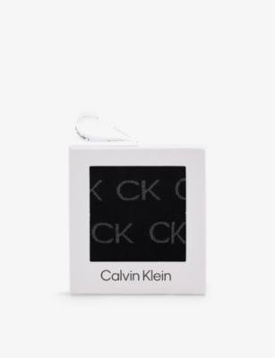 Branded crew-length cotton-blend socks gift box by CALVIN KLEIN