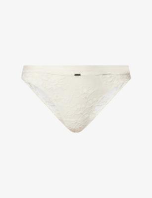 Bridal Floral Lace Thong by CALVIN KLEIN