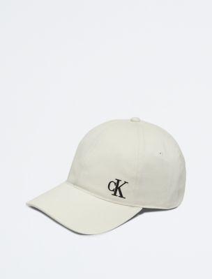 Brushed Cotton Twill Logo Baseball Cap | Calvin Klein by CALVIN KLEIN