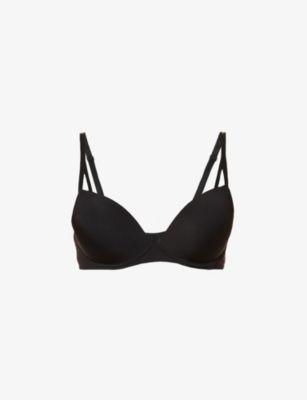 CK Seductive Comfort branded stretch-jersey bra by CALVIN KLEIN