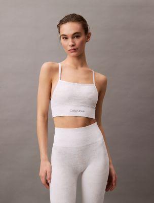 CK Sport Seamless Print Sports Bra by CALVIN KLEIN