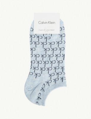Callie logo socks pack of two by CALVIN KLEIN