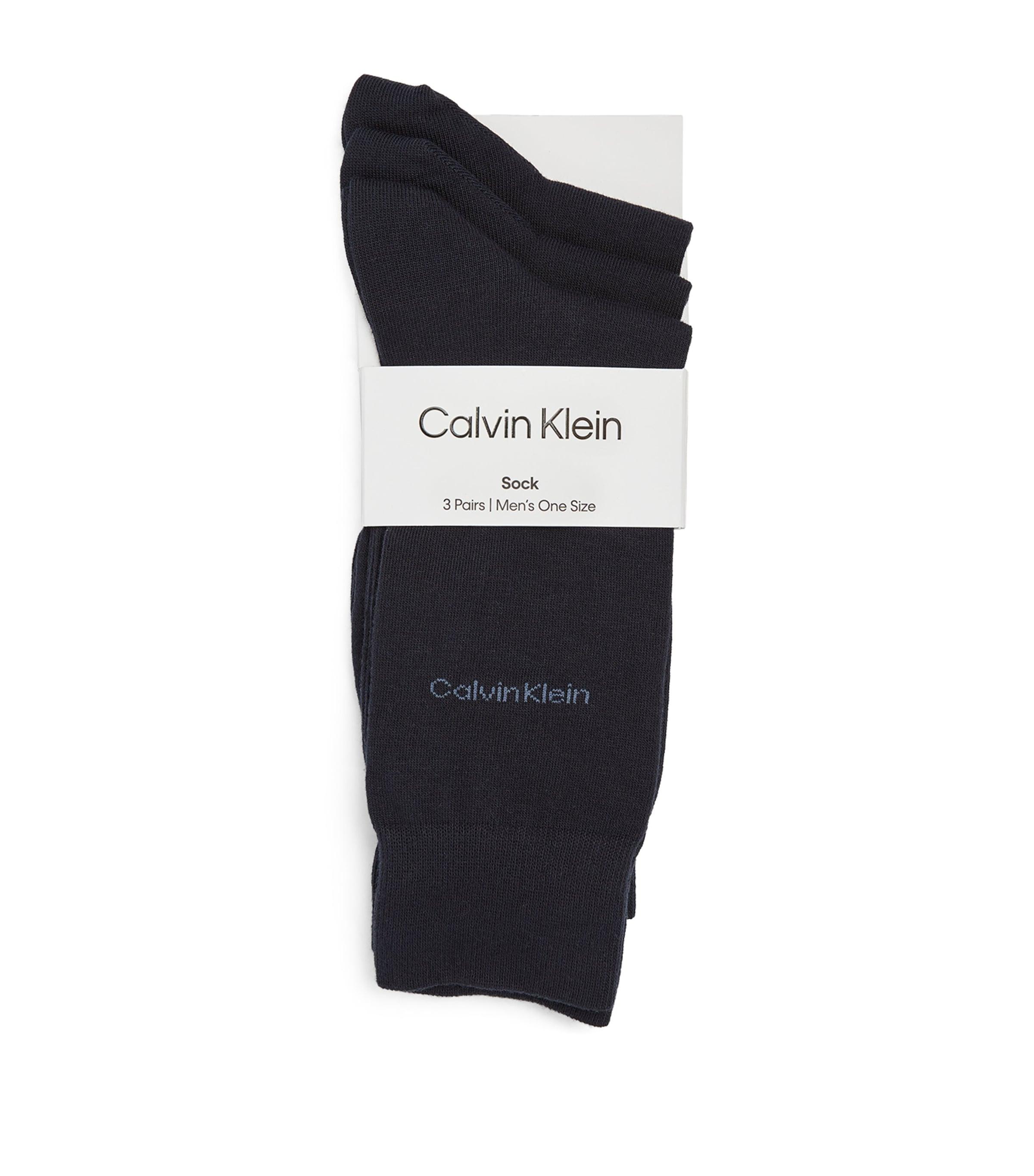 Calvin Klein Cotton-Blend Socks (Pack Of 3) by CALVIN KLEIN