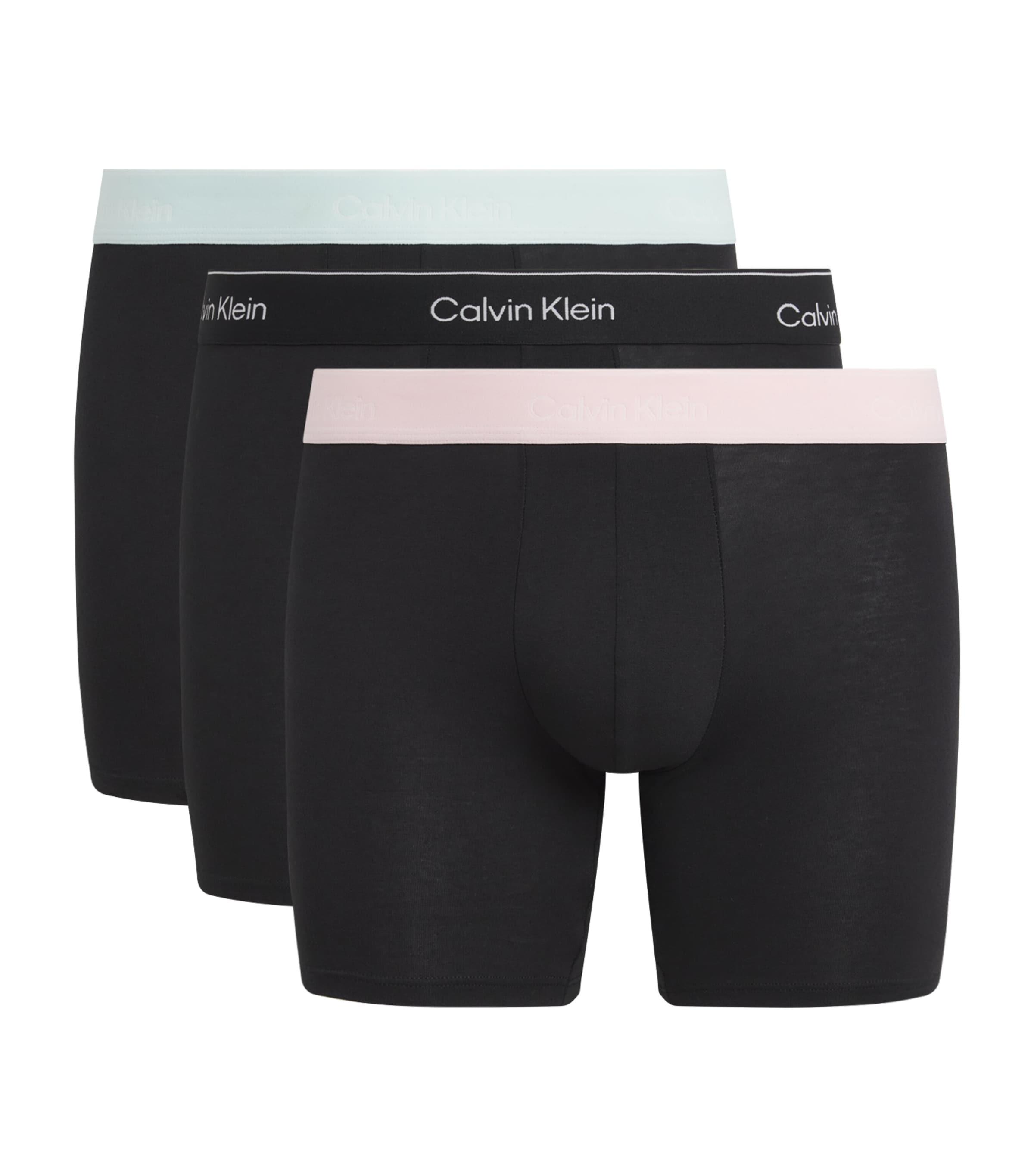 Calvin Klein Cotton Stretch Icon Boxer Briefs (Pack of 3) by CALVIN KLEIN