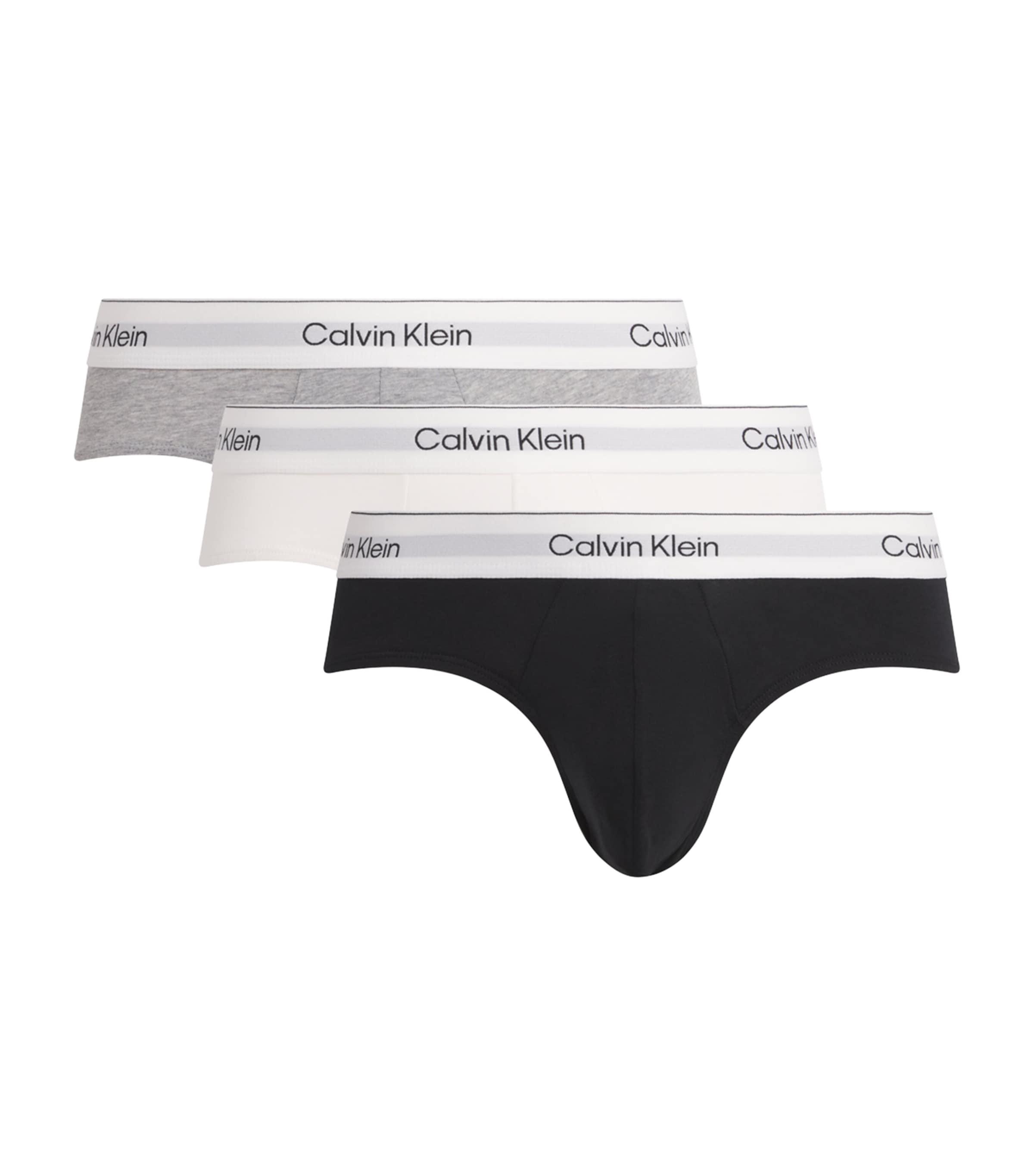 Calvin Klein Cotton Stretch Icon Hip Briefs (Pack of 3) by CALVIN KLEIN