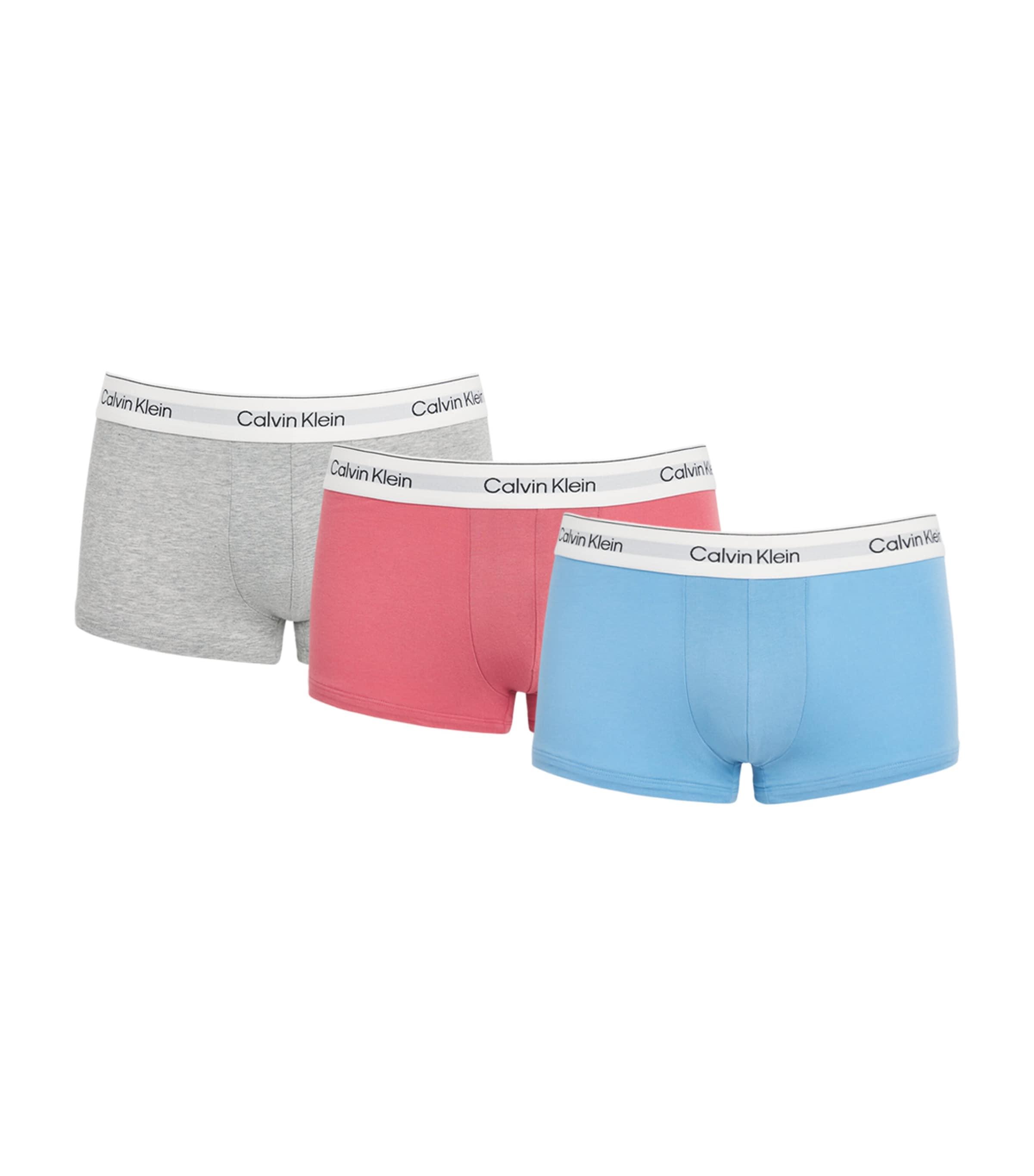Calvin Klein Cotton Stretch Icon Trunks (Pack of 3) by CALVIN KLEIN