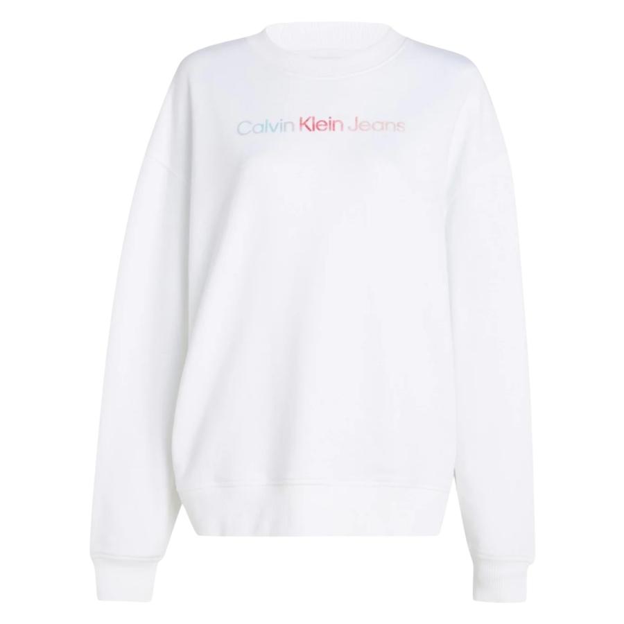 Calvin Klein Diffused Logo Crewneck Sweatshirt by CALVIN KLEIN