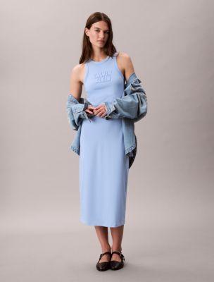 Calvin Klein Logo Midi Tank Dress by CALVIN KLEIN