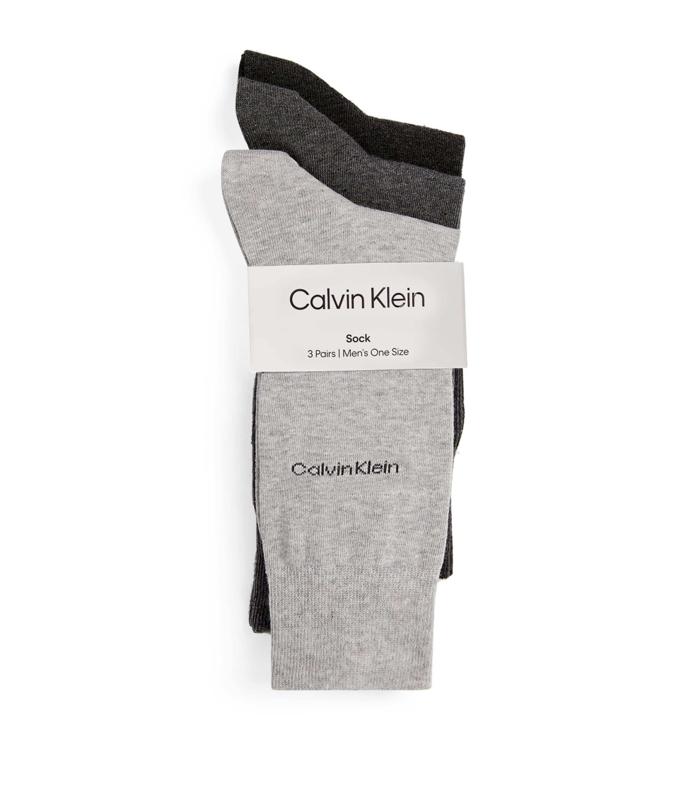 Calvin Klein Logo Socks (Pack of 3) by CALVIN KLEIN