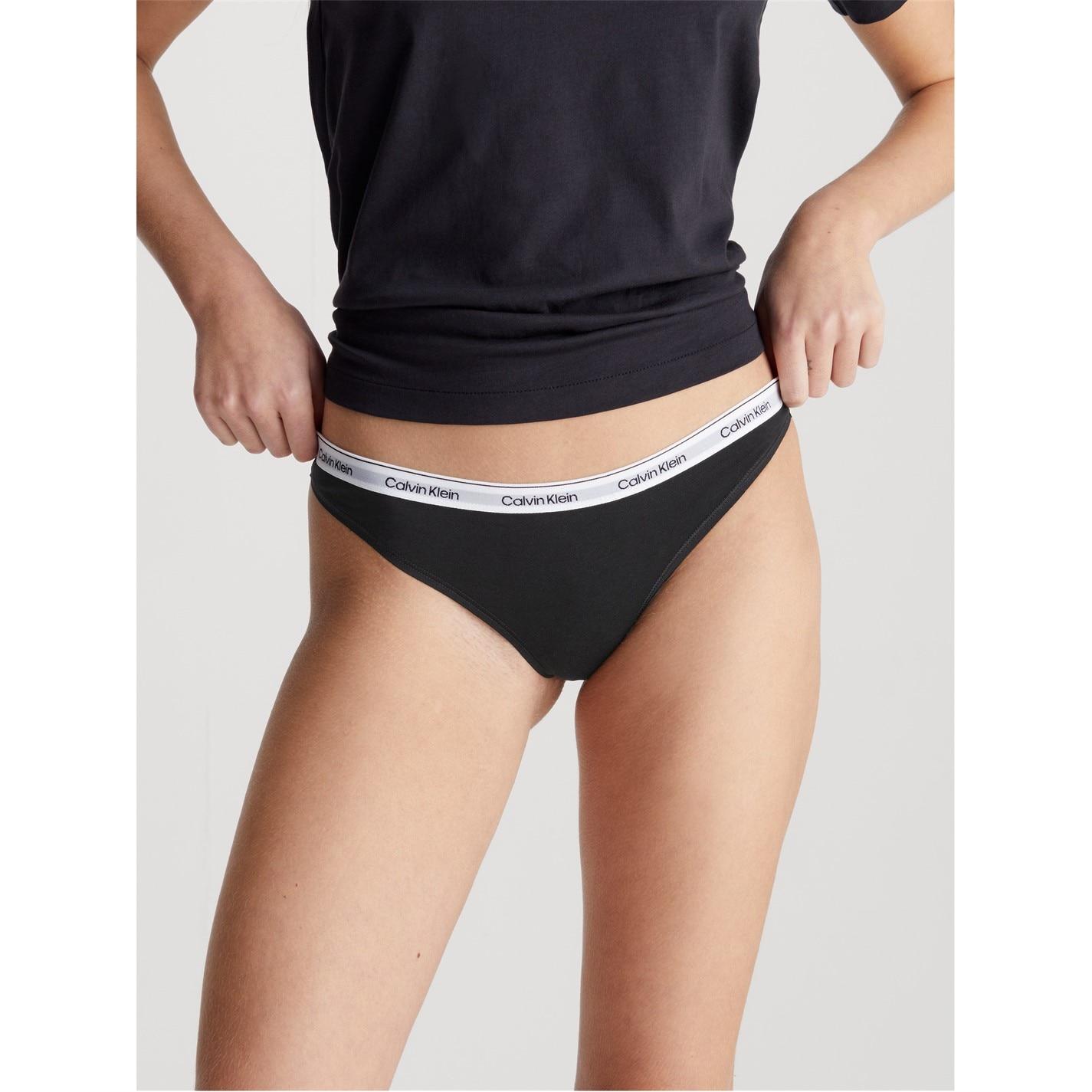 Calvin Klein Logo Thong by CALVIN KLEIN