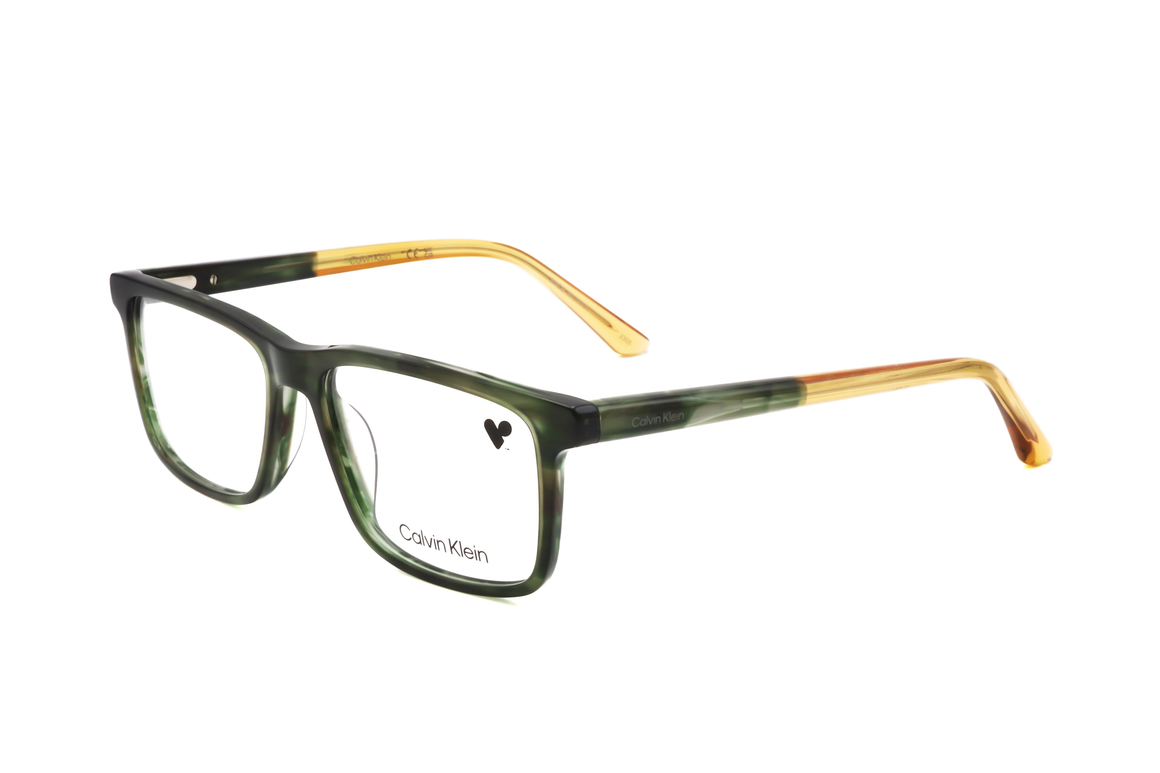 Calvin Klein Men's 55mm Green Havana Opticals by CALVIN KLEIN