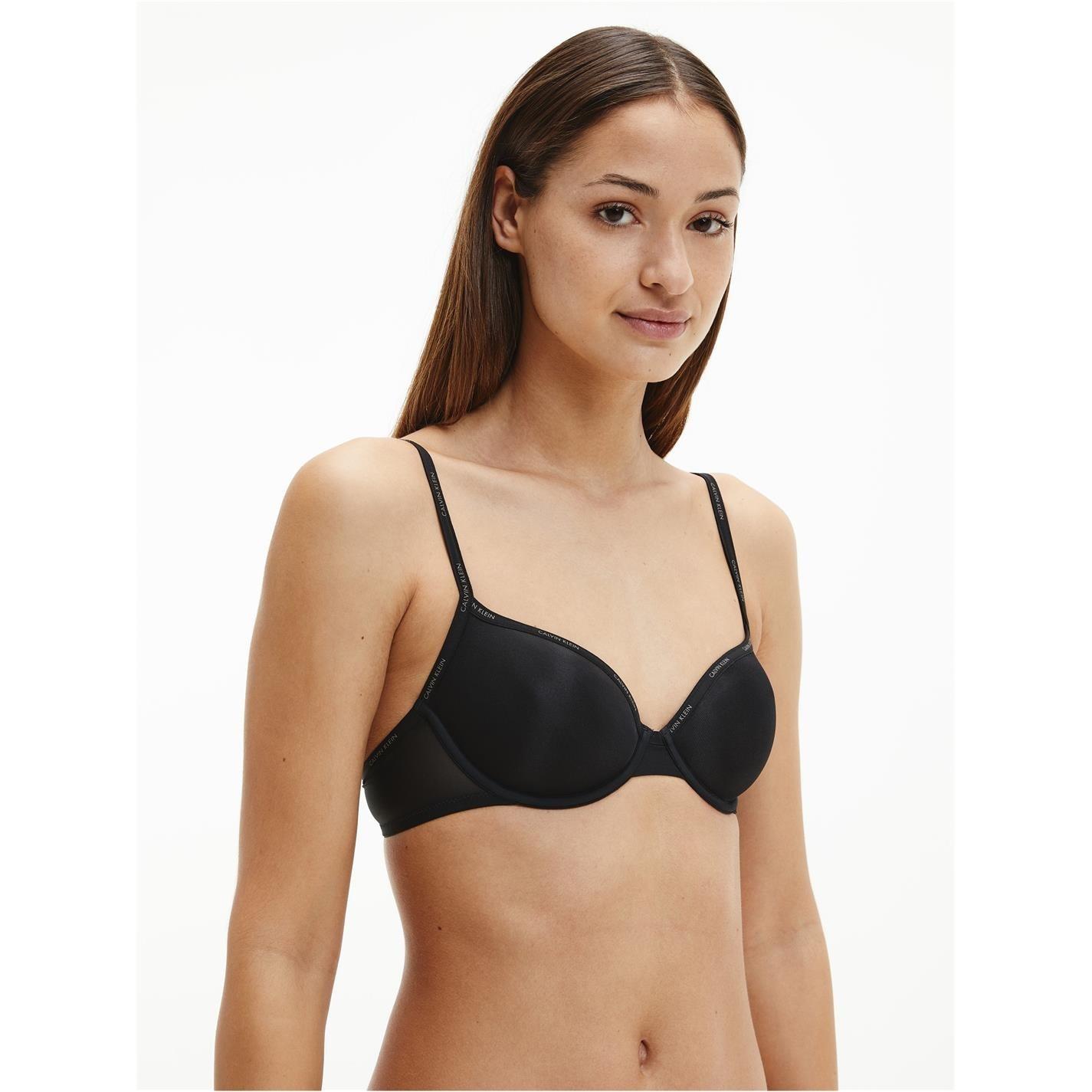 Calvin Klein Sheer Marq Demi Lightly Lined Bra by CALVIN KLEIN
