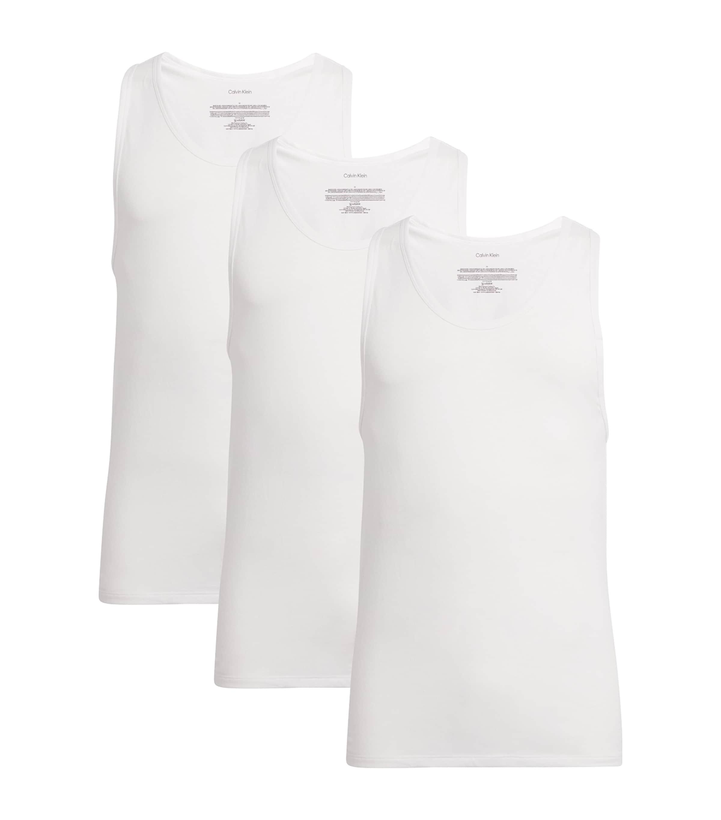 Calvin Klein Stretch Cotton-Blend Vests (Pack of 3) by CALVIN KLEIN