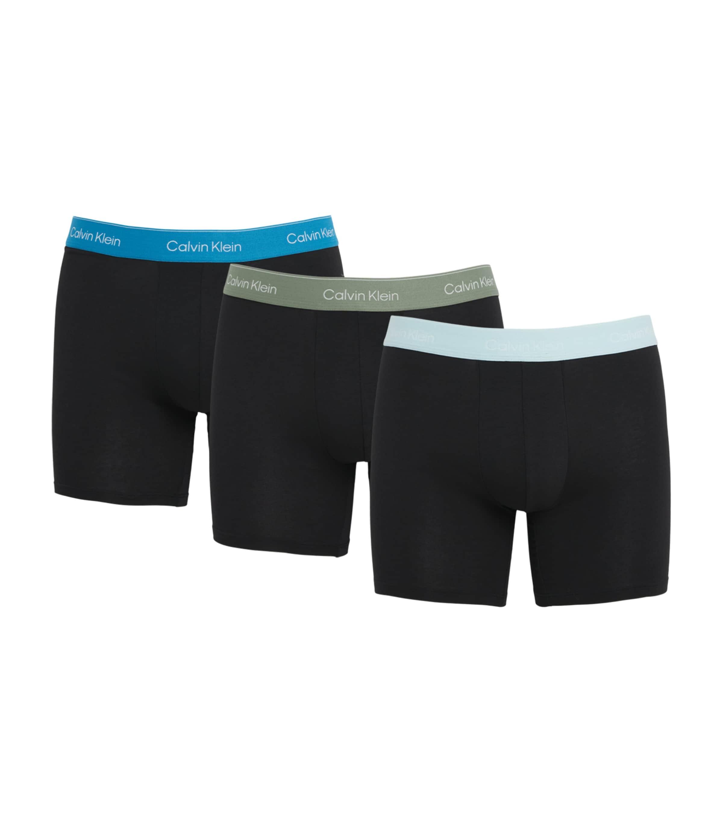 Calvin Klein Stretch-Cotton Icon Boxer Briefs (Pack of 3) by CALVIN KLEIN