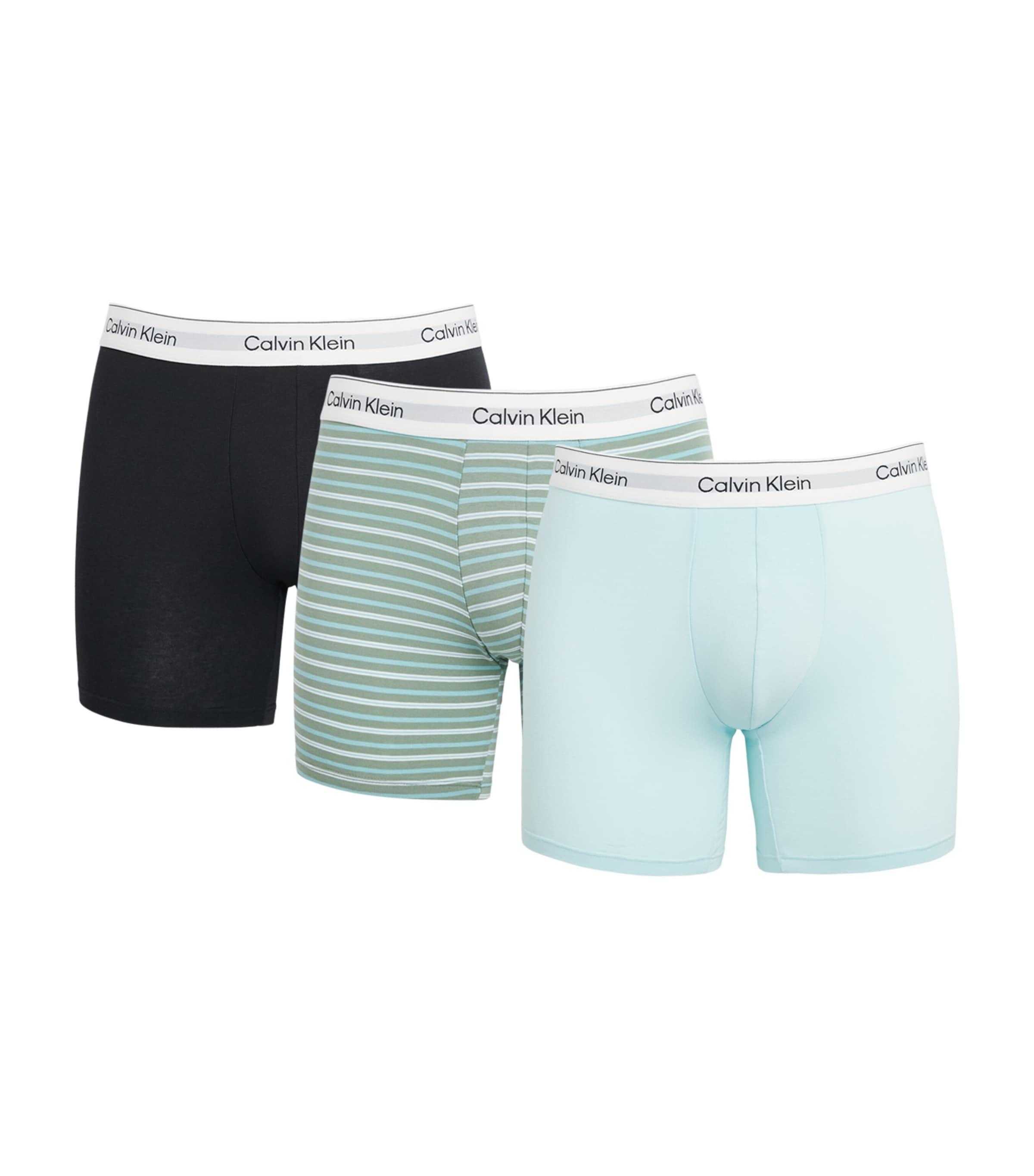 Calvin Klein Stretch-Cotton Icon Boxer Briefs (Pack of 3) by CALVIN KLEIN