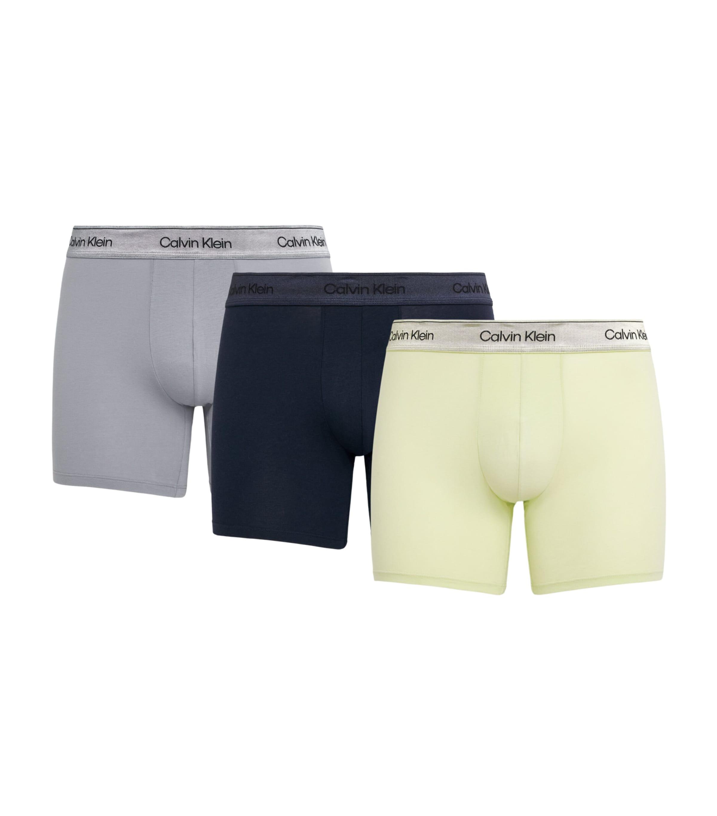 Calvin Klein Stretch-Cotton Icon Star Boxer Briefs (Pack of 3) by CALVIN KLEIN