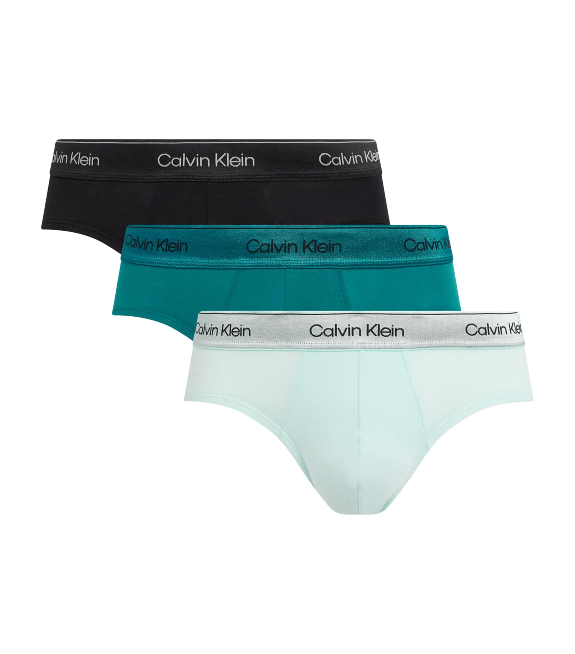 Calvin Klein Stretch-Cotton Icon Star Hip Briefs (Pack of 3) by CALVIN KLEIN