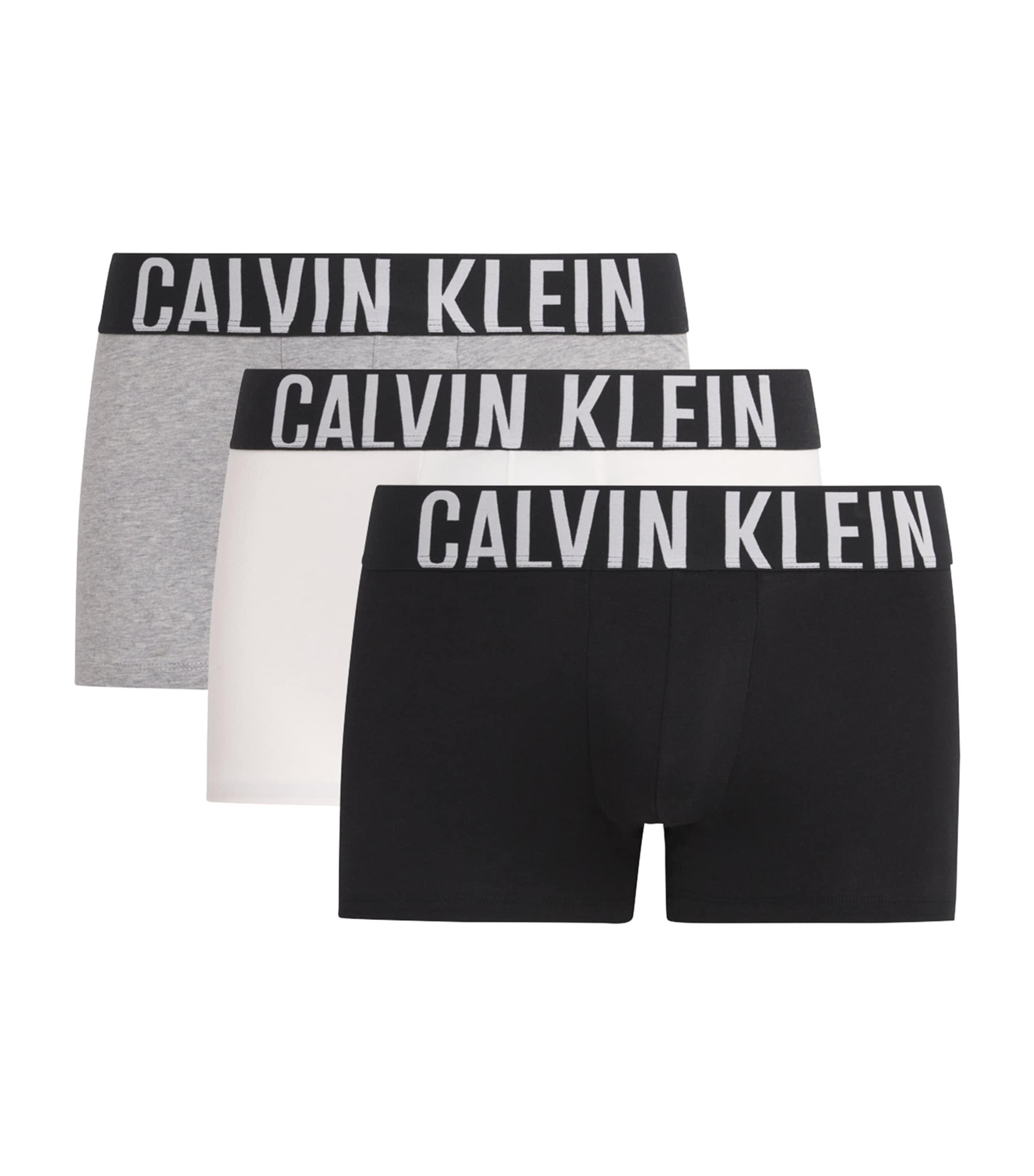 Calvin Klein Stretch-Cotton Intense Power Trunks (Pack of 3) by CALVIN KLEIN