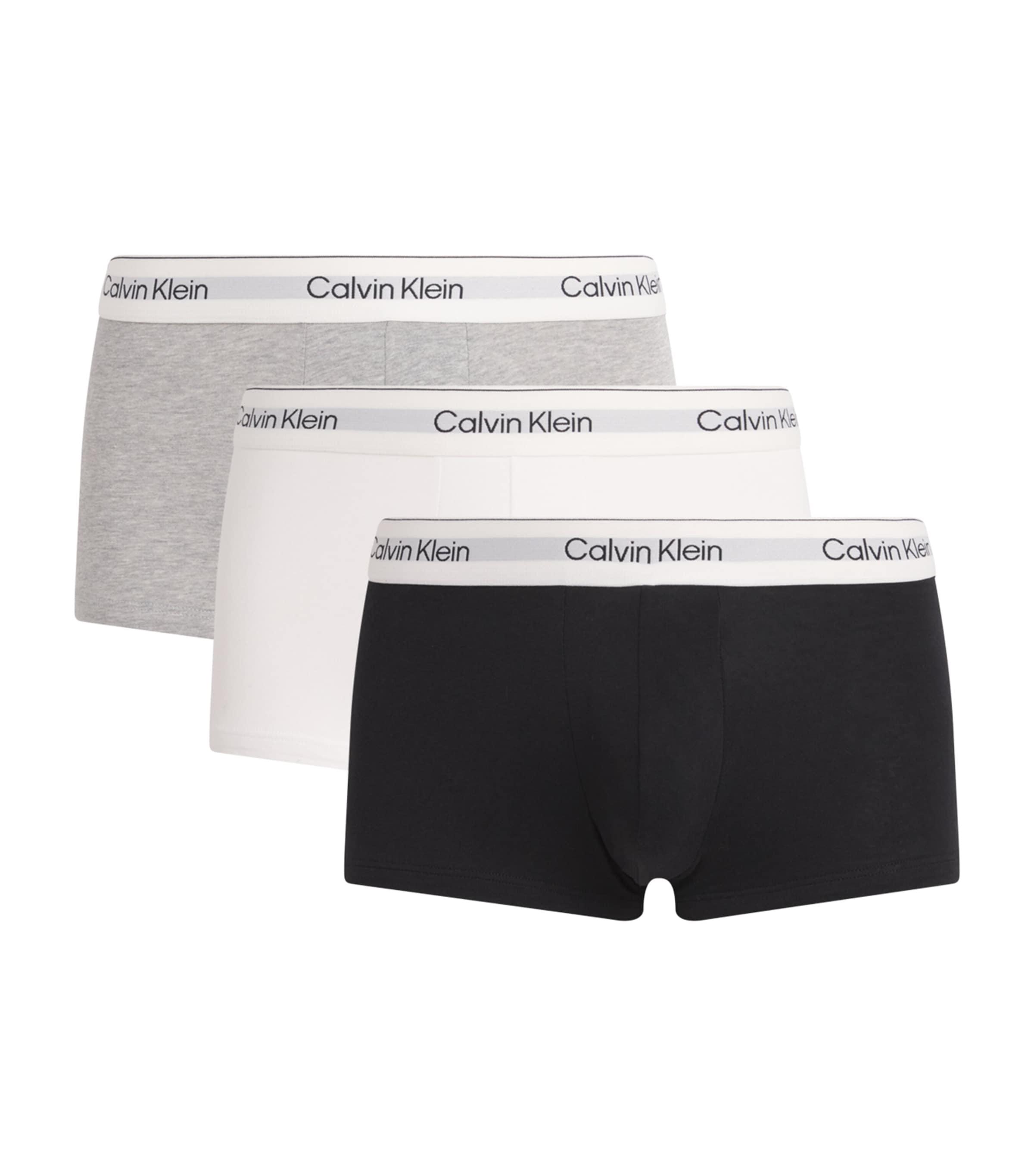 Calvin Klein Stretch-Cotton Low Rise Icon Boxer Briefs (Pack of 3) by CALVIN KLEIN