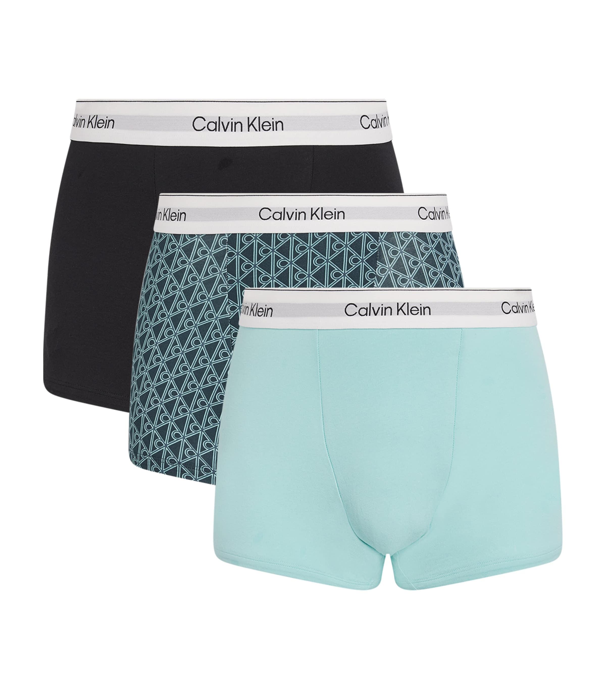 Calvin Klein Stretch-Cotton Relaxed-Fit Trunks (Pack of 3) by CALVIN KLEIN