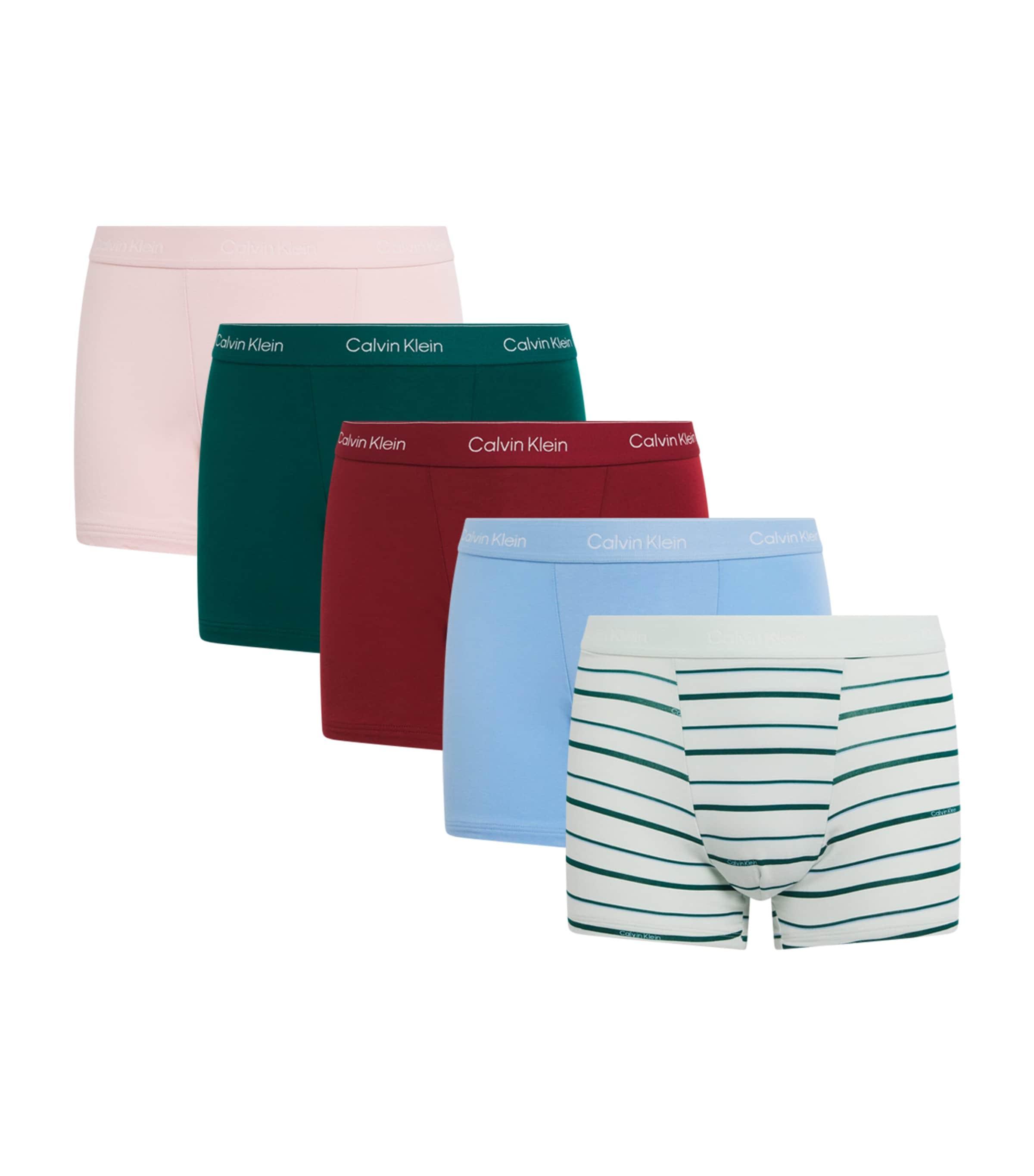 Calvin Klein Stretch-Cotton Relaxed Trunks (Pack of 5) by CALVIN KLEIN