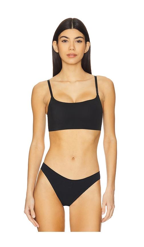 Calvin Klein Underwear Calvin Klein Lightly Lined Retro Bralette in Black by CALVIN KLEIN