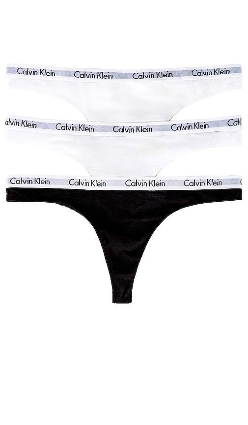 Calvin Klein Underwear Carousel 3 Pack Underwear in White,Black,Grey by CALVIN KLEIN