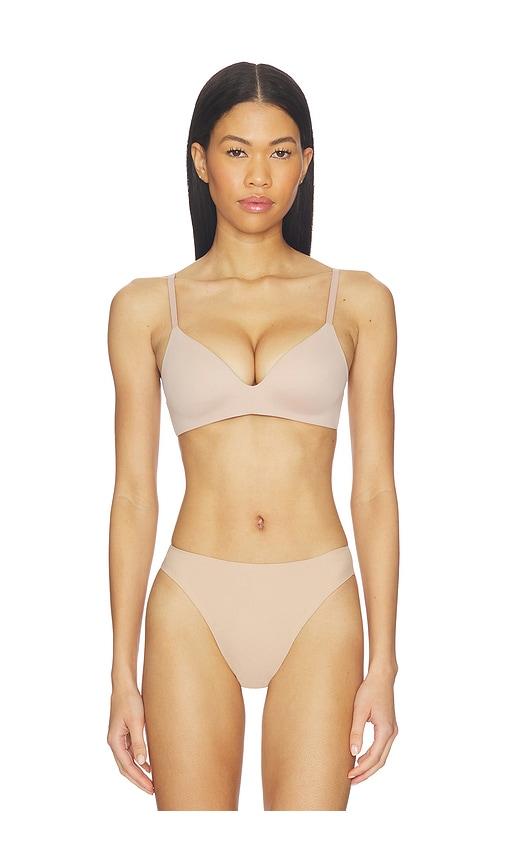 Calvin Klein Underwear Wire Free T Shirt Bra in Beige by CALVIN KLEIN