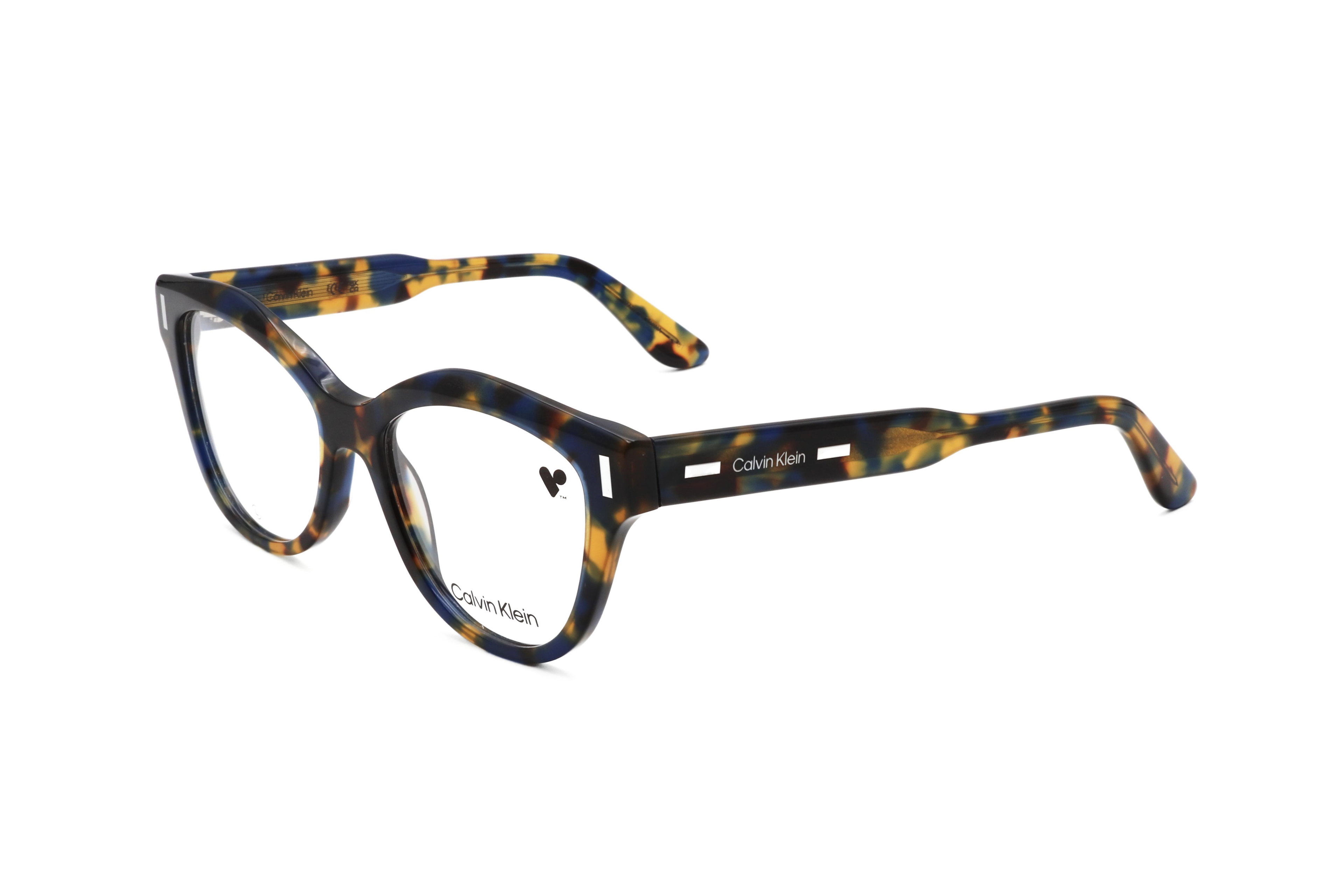 Calvin Klein Women's 53mm Blue Havana Opticals by CALVIN KLEIN