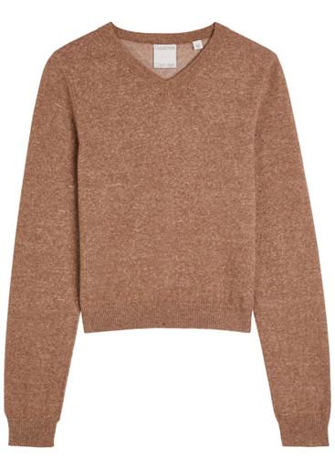 Celia linen-blend jumper by CALVIN KLEIN