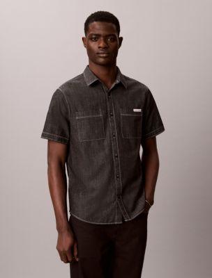Chambray Classic Button-Down Shirt by CALVIN KLEIN