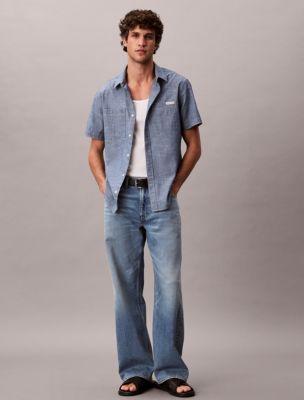 Chambray Classic Button-Down Shirt by CALVIN KLEIN