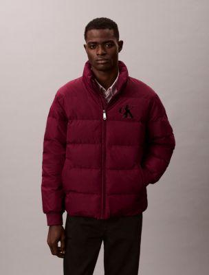 Chenille Monogram Puffer Jacket by CALVIN KLEIN