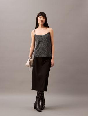 Chiffon Printed Relaxed Camisole by CALVIN KLEIN