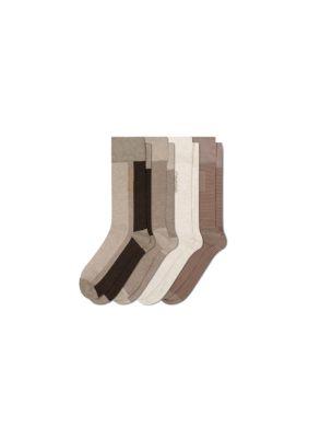 Colorblock Crew 4-Pack Dress Socks | Calvin Klein by CALVIN KLEIN