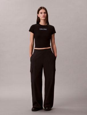 Commuter Wide Leg Cargo Pants by CALVIN KLEIN