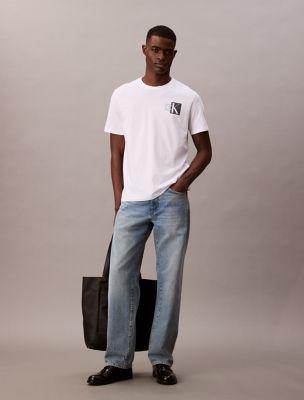 Contrast Box Logo Graphic Classic T-Shirt by CALVIN KLEIN
