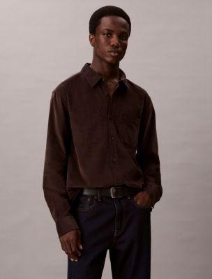Corduroy Relaxed Button-Down Shirt by CALVIN KLEIN
