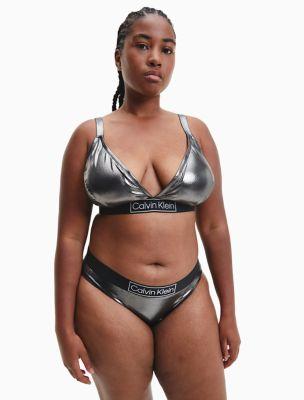 Core Festive Plus Bikini Bottom by CALVIN KLEIN