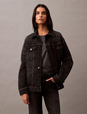 Cotton Cashmere Denim Jacket by CALVIN KLEIN