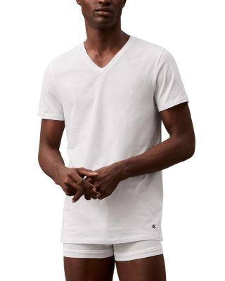 Cotton Classics V Neck Tees by CALVIN KLEIN