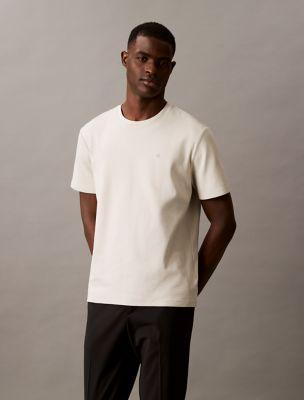Cotton Combed Rib Classic T-Shirt by CALVIN KLEIN