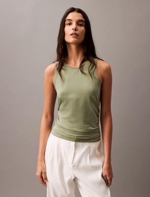 Cotton Jersey Muscle Tank Top by CALVIN KLEIN
