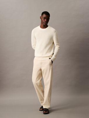 Cotton Linen Pants by CALVIN KLEIN