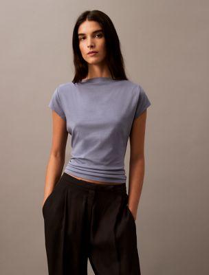 Cotton Modal Slim Fit T-Shirt by CALVIN KLEIN