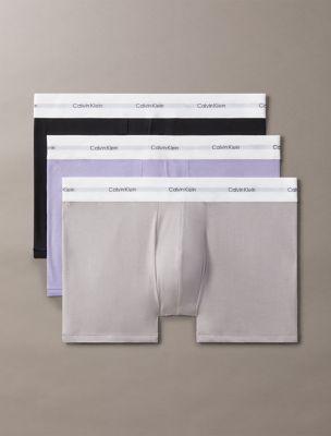 Cotton Modal Stretch 3-Pack Trunk by CALVIN KLEIN