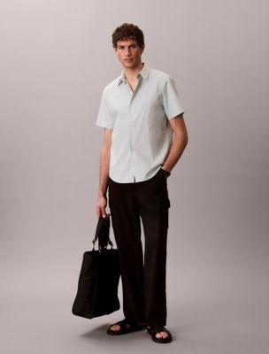 Cotton Stretch Classic Button-Down Shirt by CALVIN KLEIN