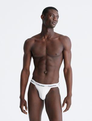 Cotton Stretch Deconstructed Jock Strap Thong Hybrid by CALVIN KLEIN