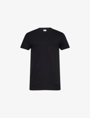 Crewneck Logo-Embroidered Pack Of Three Cotton-Jersey T-Shirts by CALVIN KLEIN